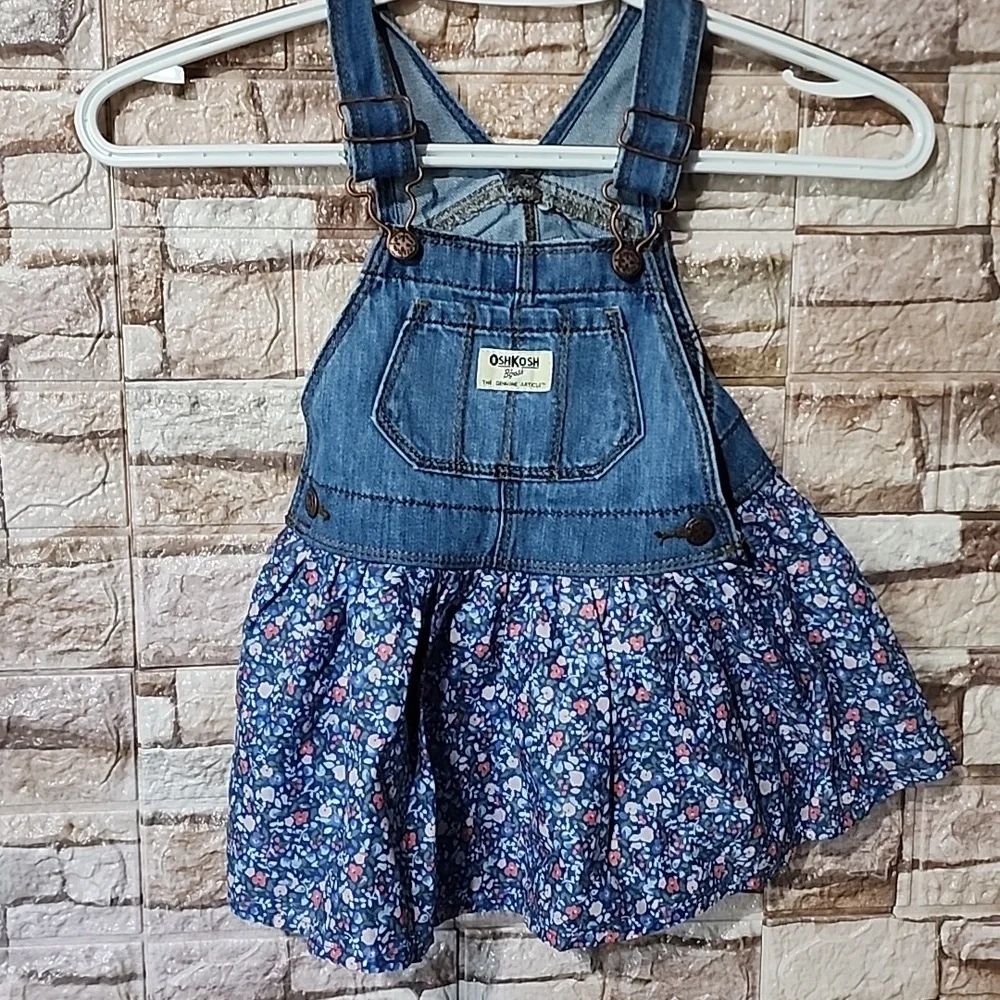 OshKosh B'gosh Denim Floral Dresses